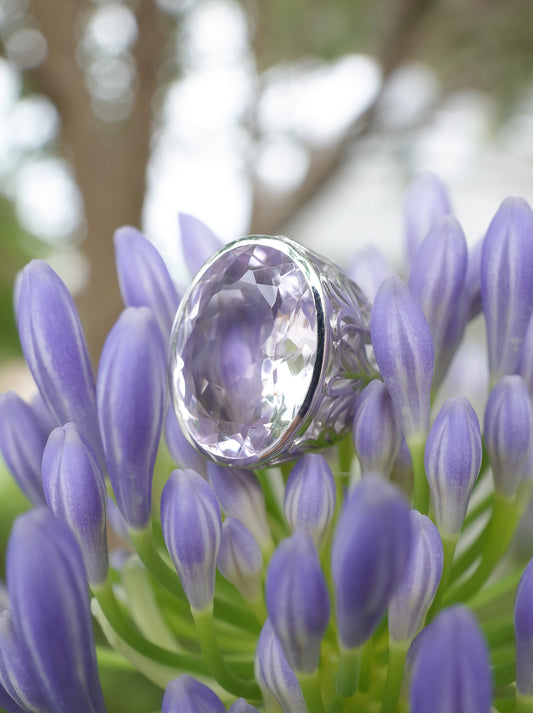 AGAPANTHUS Light Amethyst Ring