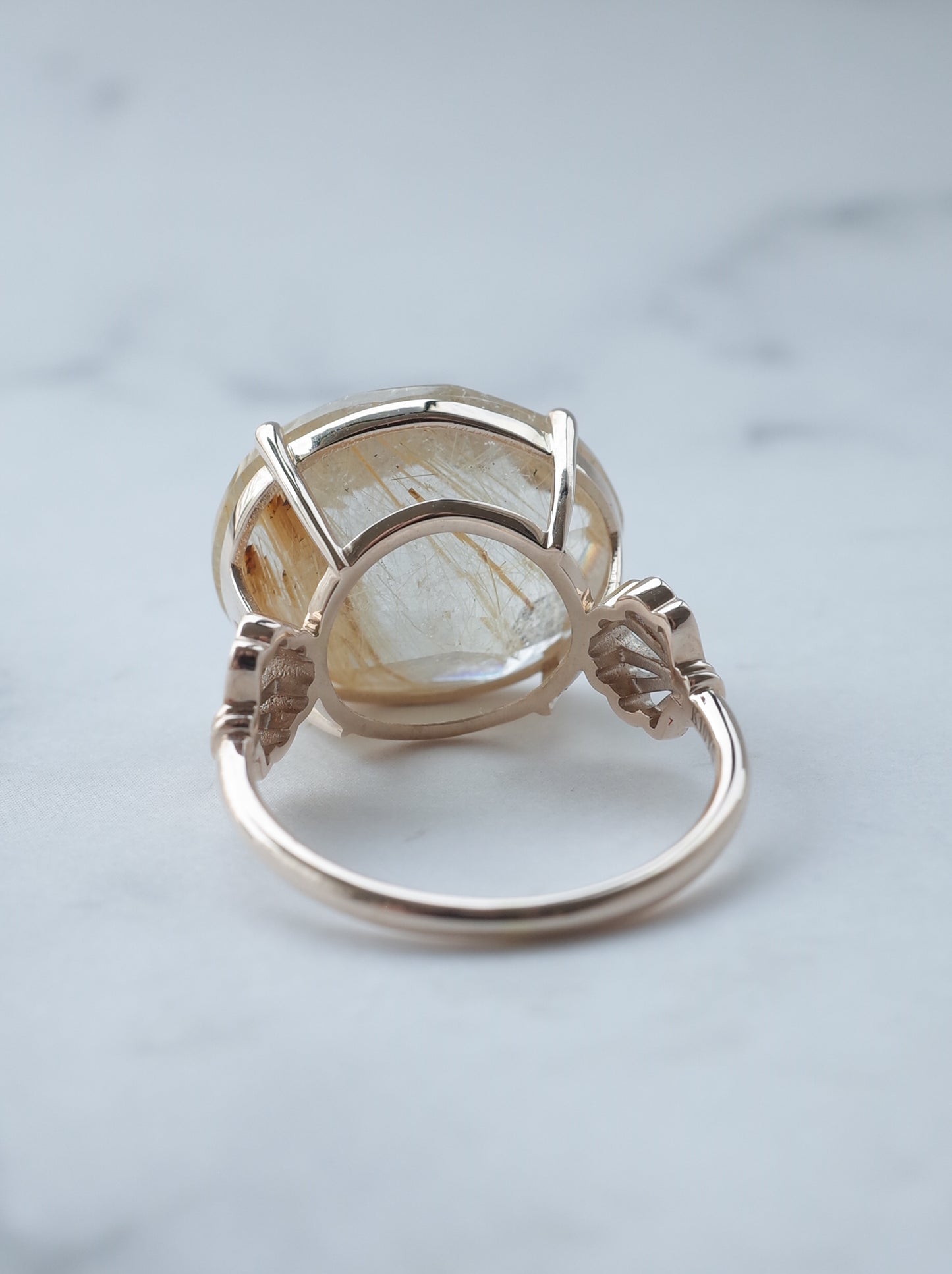 Rutilated Quartz Ring cut by CANNA - s2