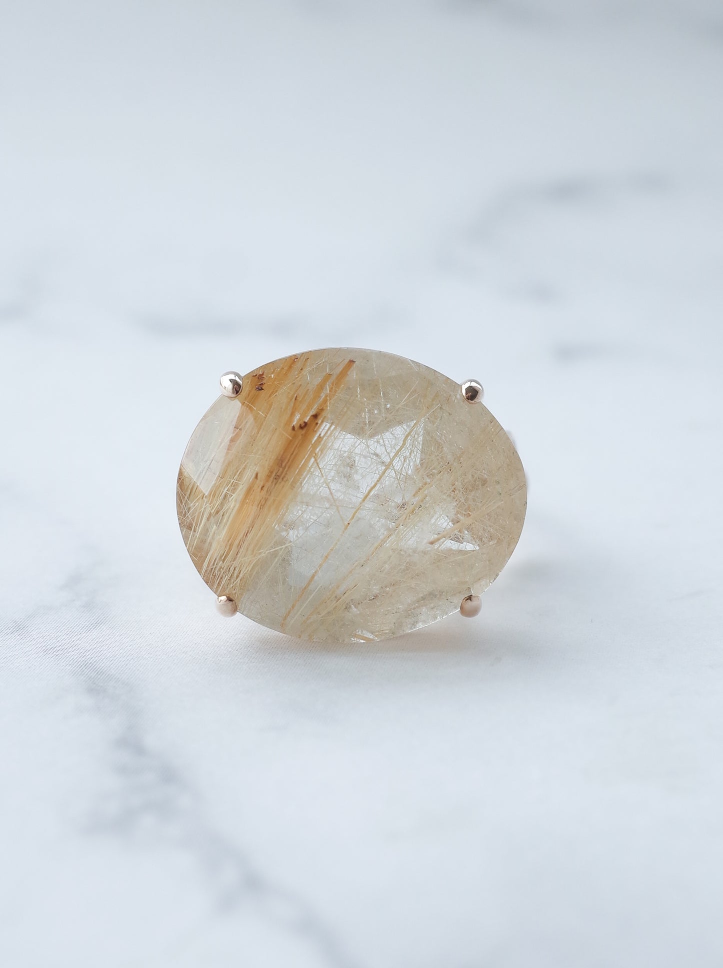 Rutilated Quartz Ring cut by CANNA - s2