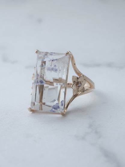 Fluorite in Quartz / cut by CANNA - d1