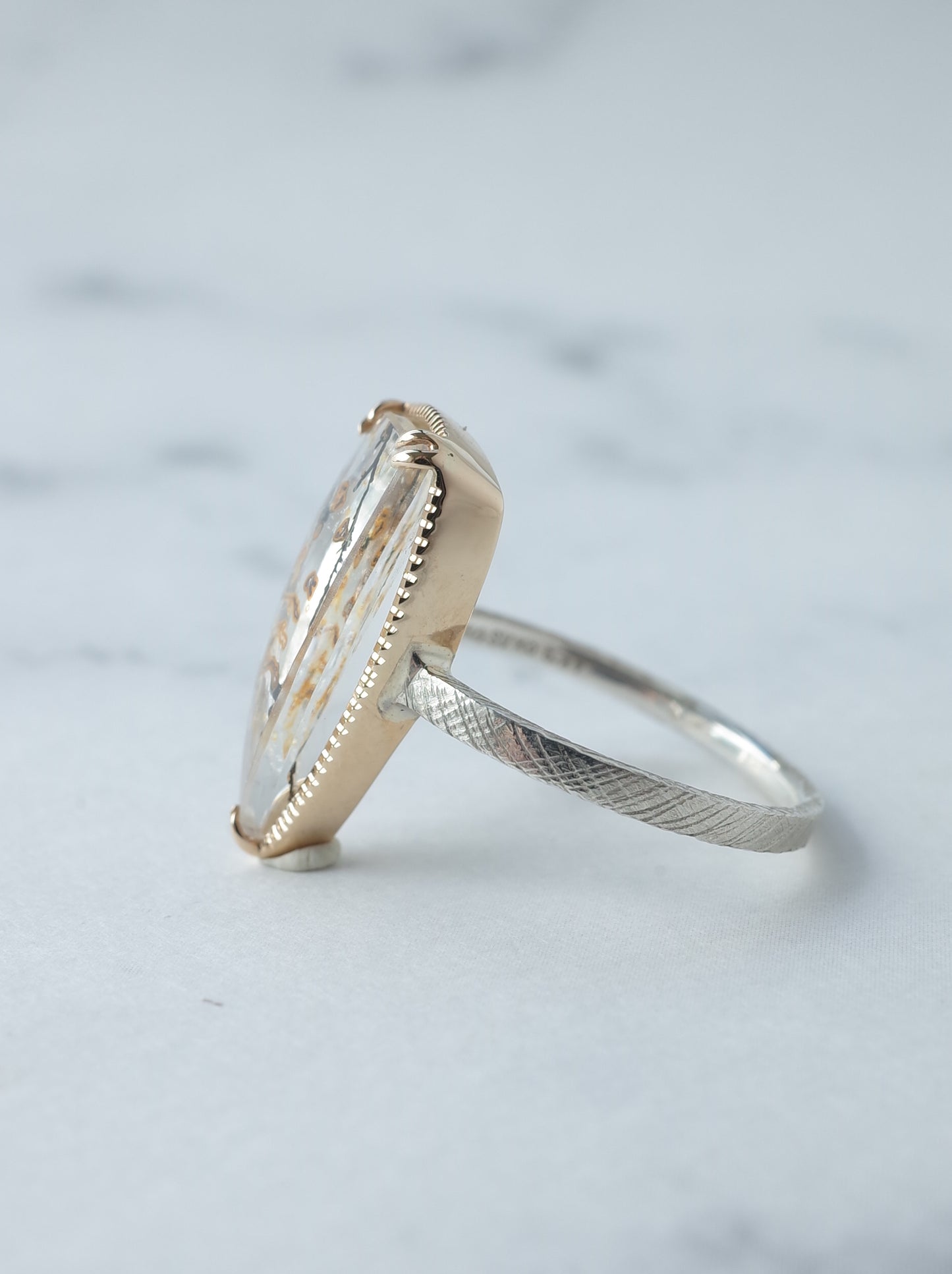 Dendritic  Quartz Ring - 1