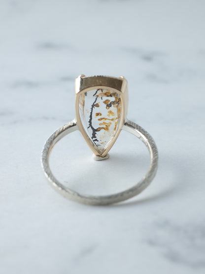 Dendritic  Quartz Ring - 1