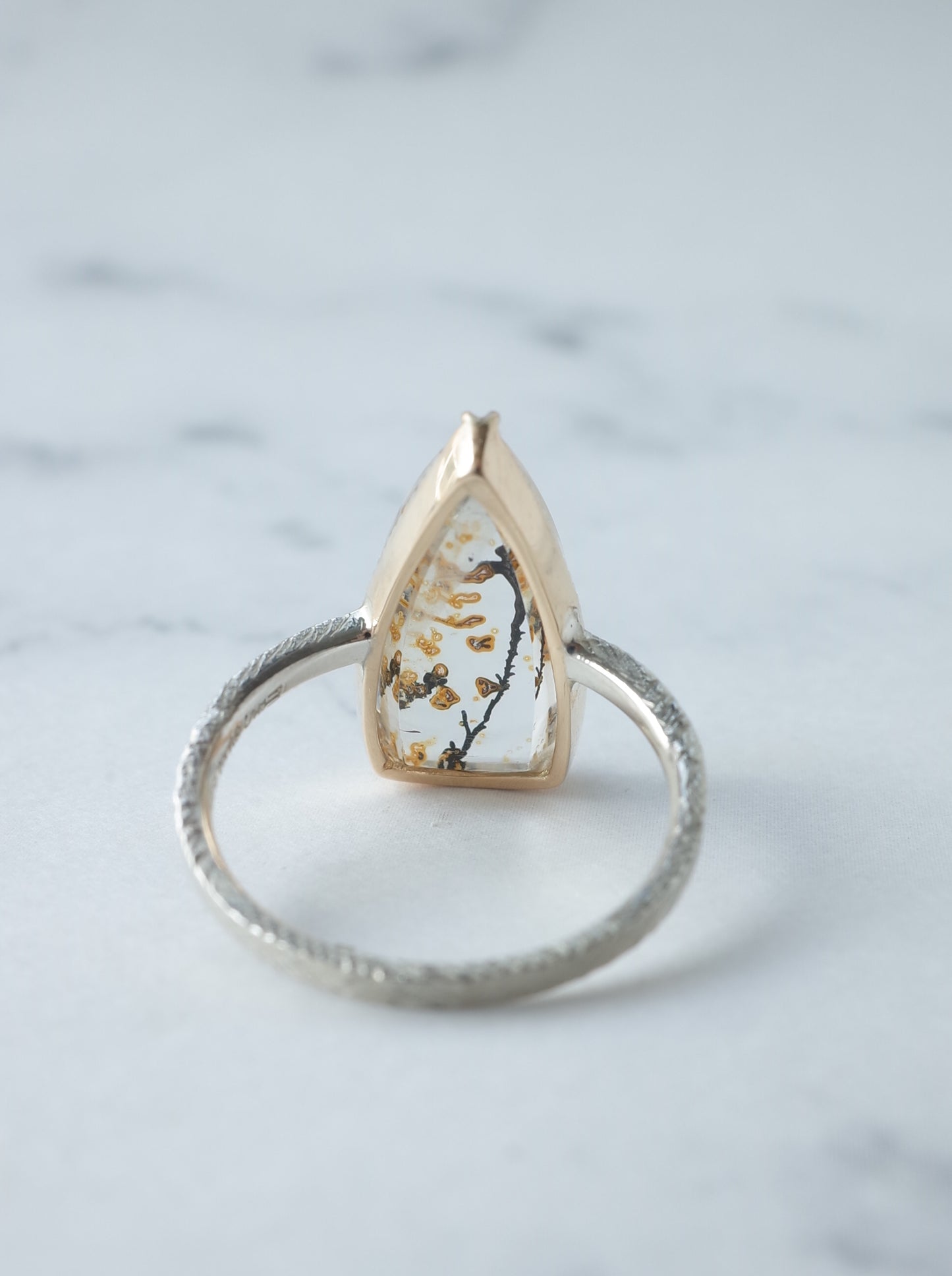 Dendritic  Quartz Ring - 1