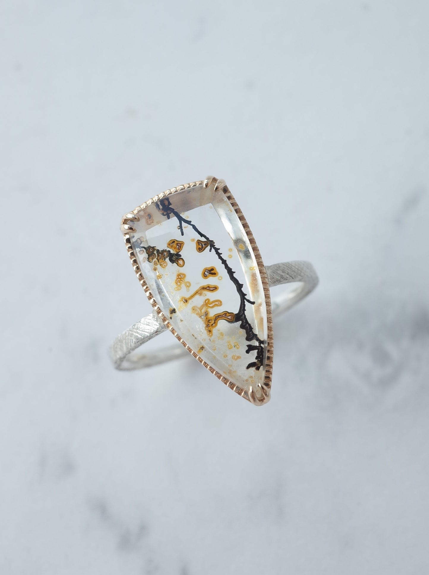 Dendritic  Quartz Ring - 1