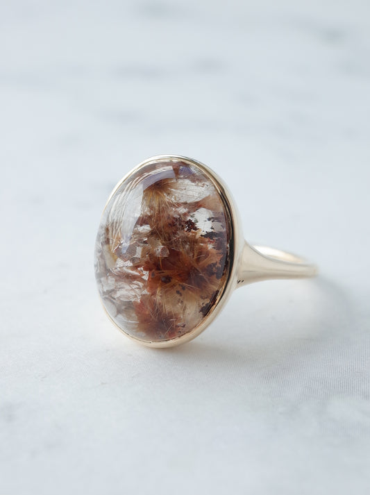 Garden Rutilated Quartz Ring - 3