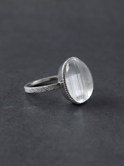Cat's Eye Topaz Ring - 2