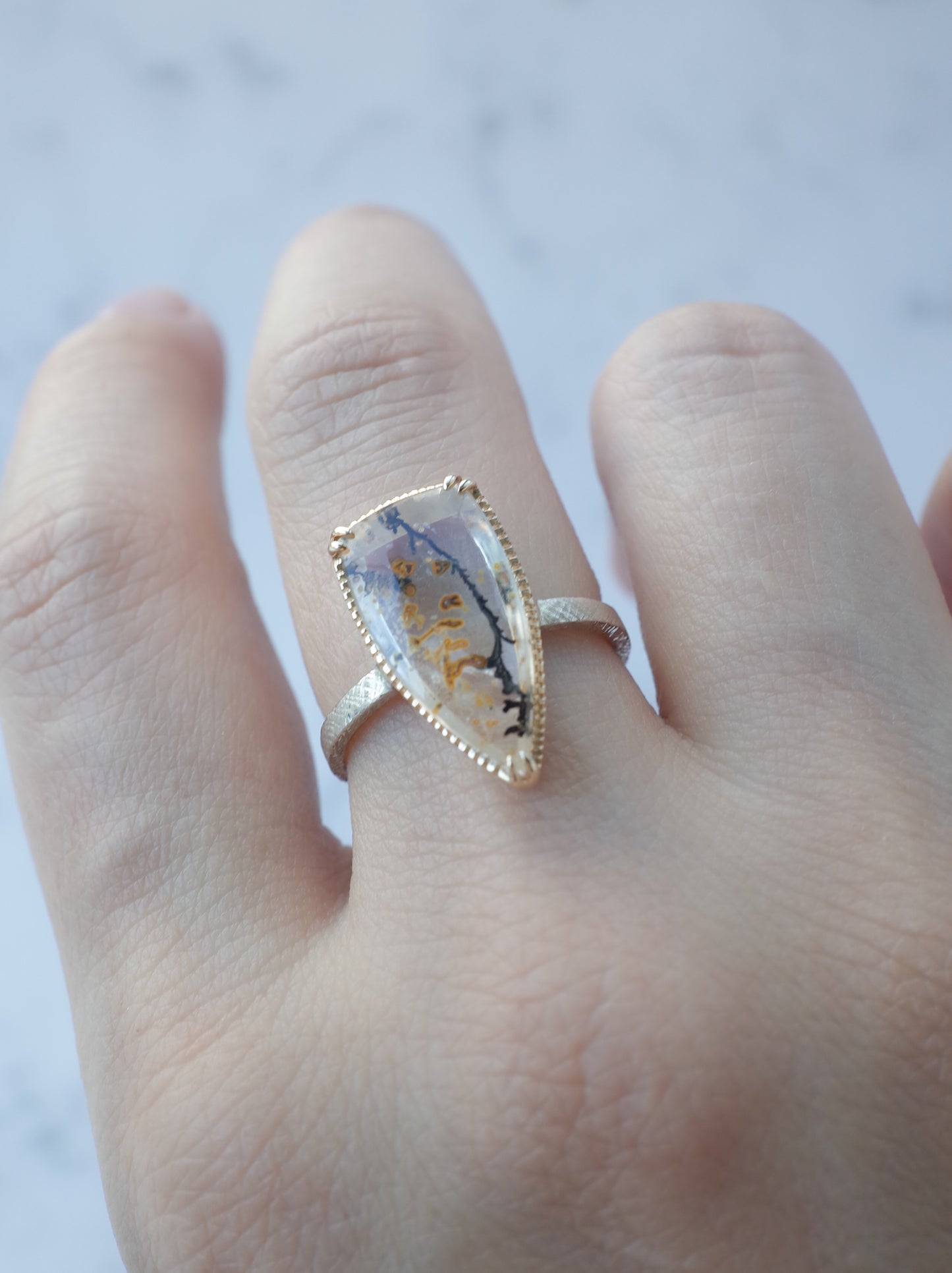 Dendritic  Quartz Ring - 1