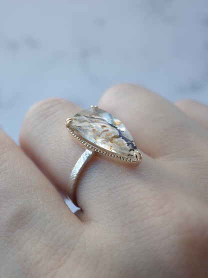 Dendritic  Quartz Ring - 1