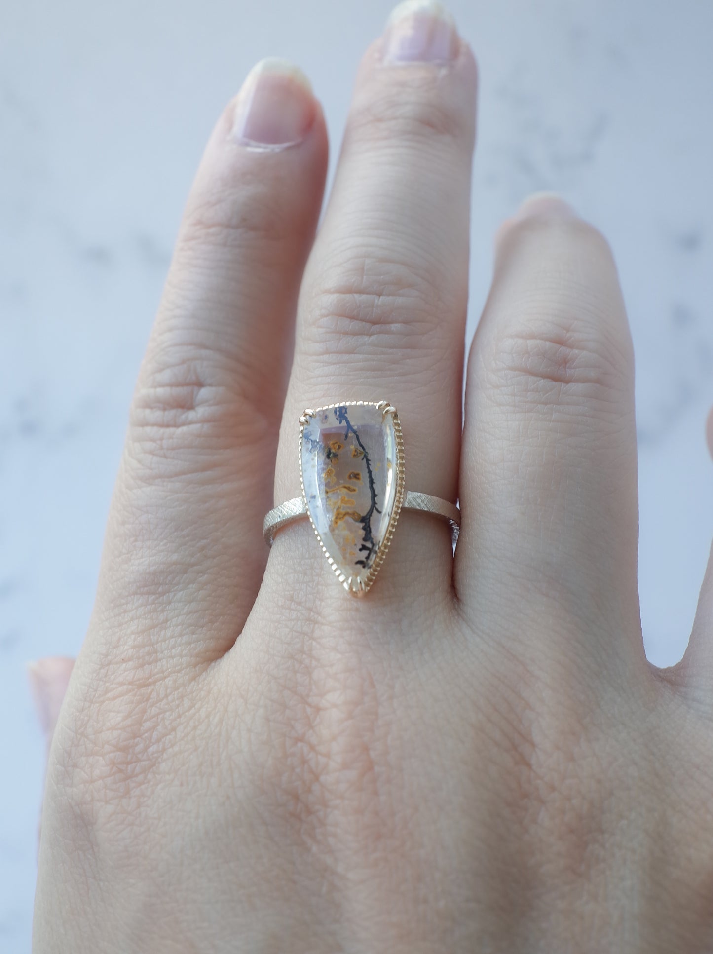 Dendritic  Quartz Ring - 1