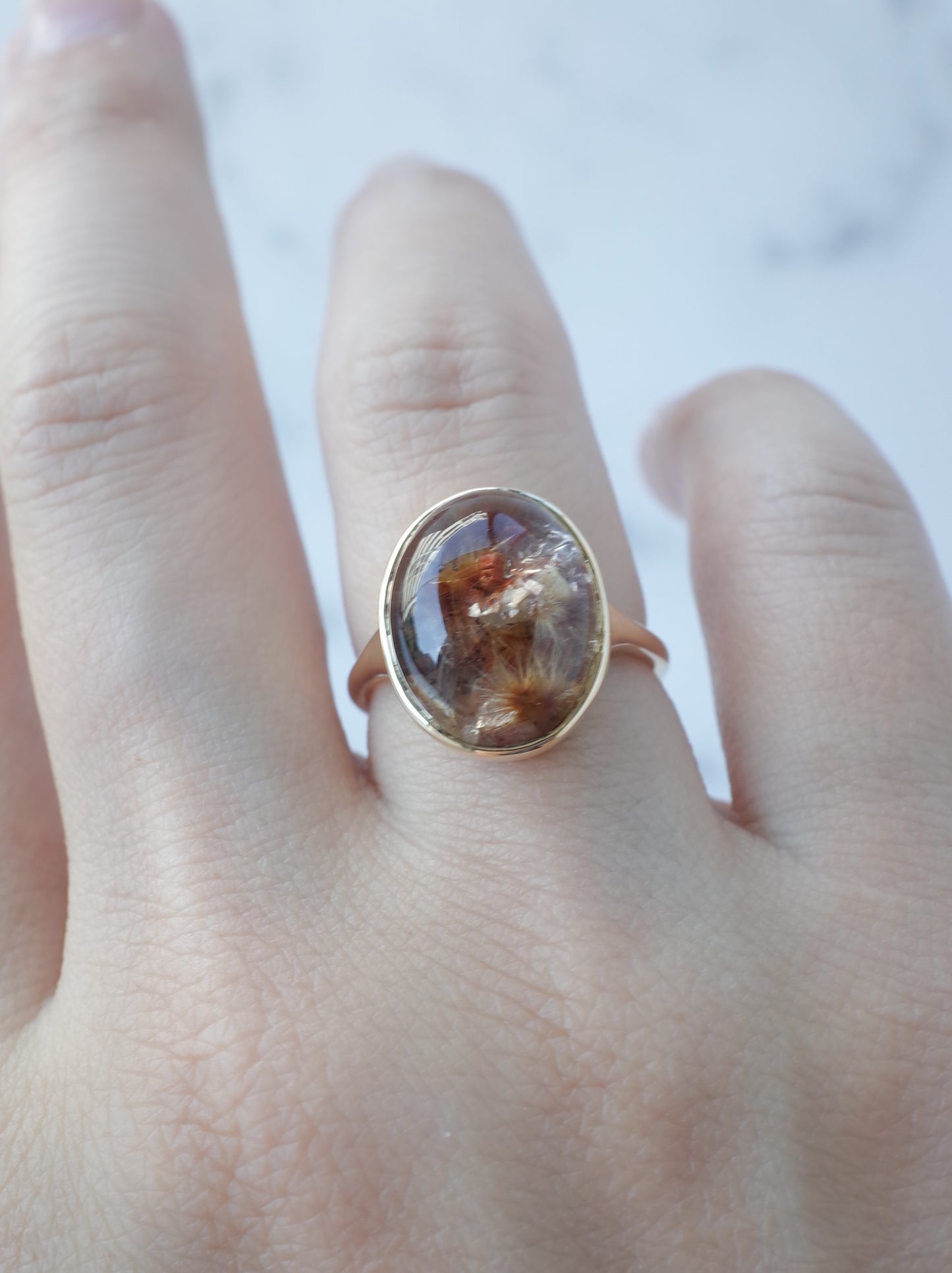 Garden Rutilated Quartz Ring - 3