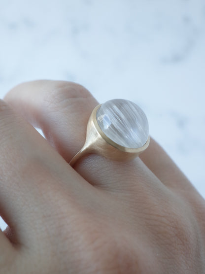 Cat's Eye Topaz Ring - 1