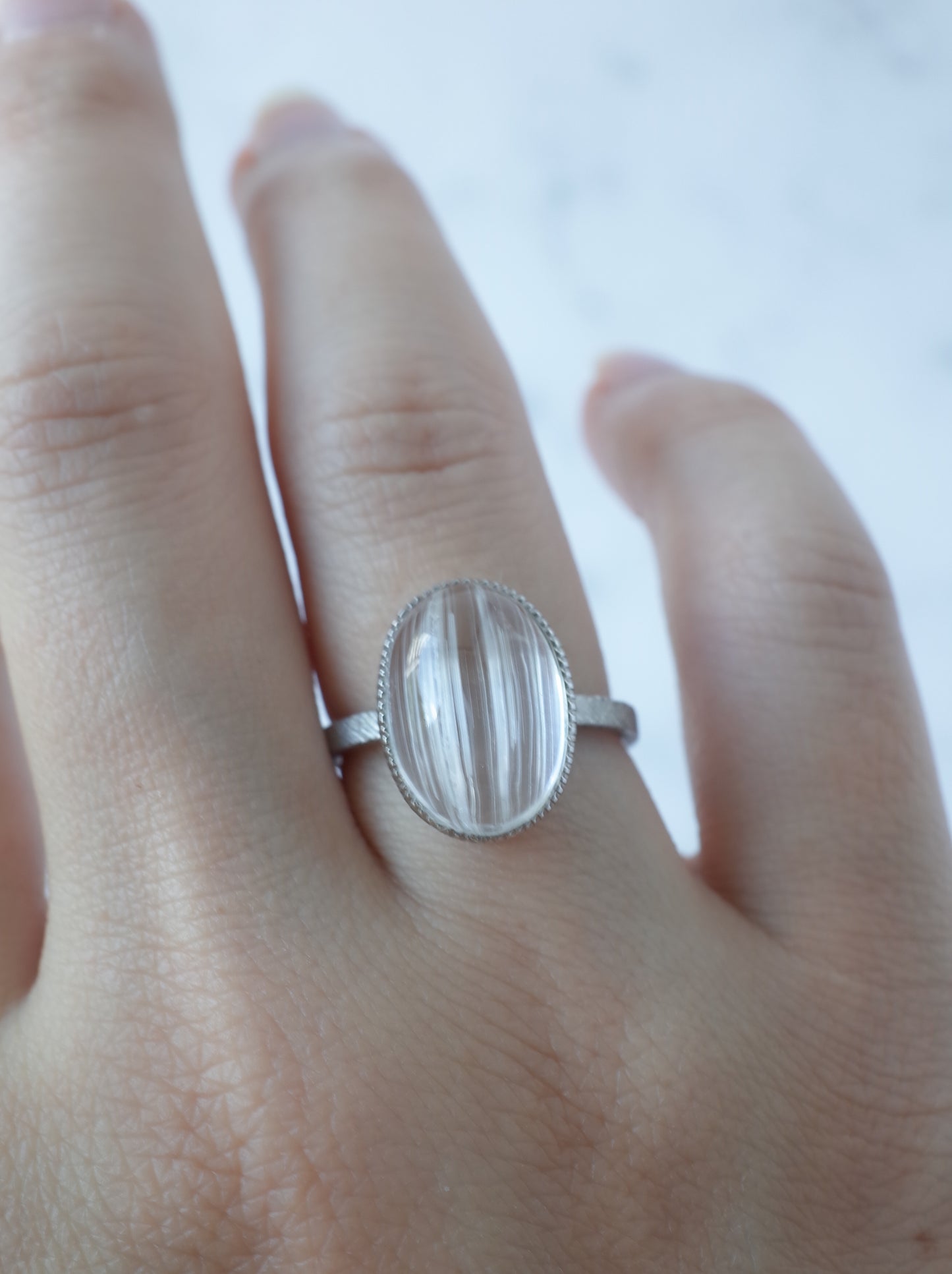 Cat's Eye Topaz Ring - 2