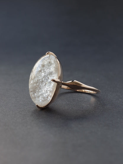 White Garden Quartz Ring - 6