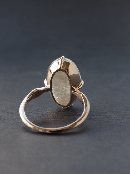 White Garden Quartz Ring - 6