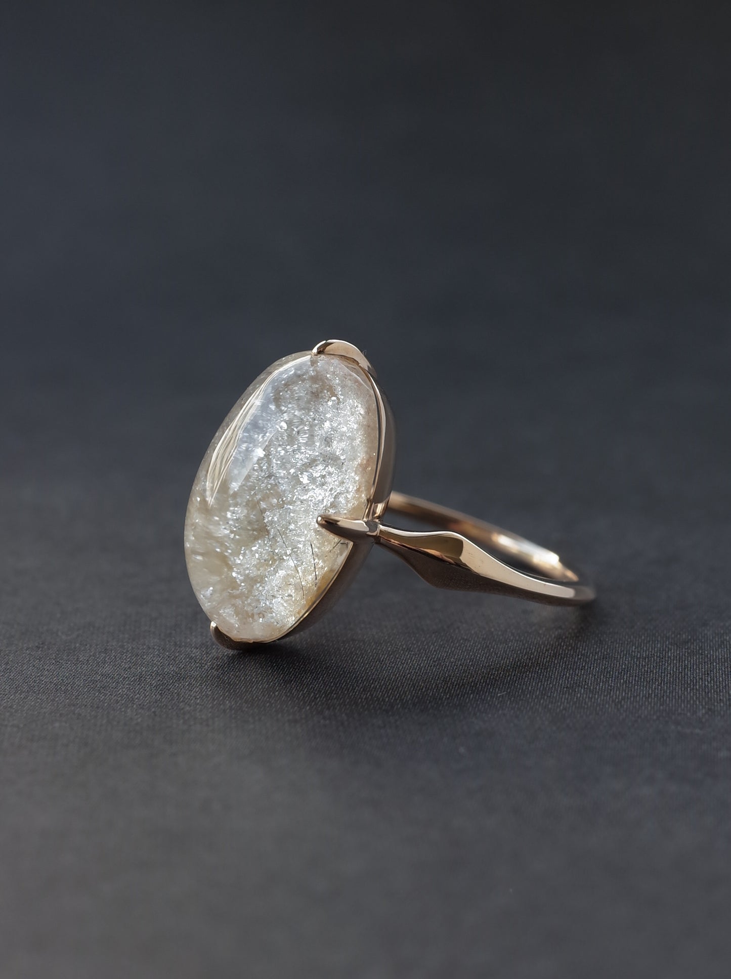 White Garden Quartz Ring - 6
