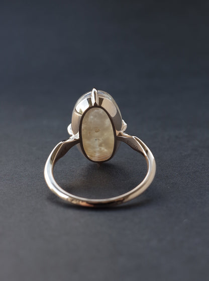 White Garden Quartz Ring - 6