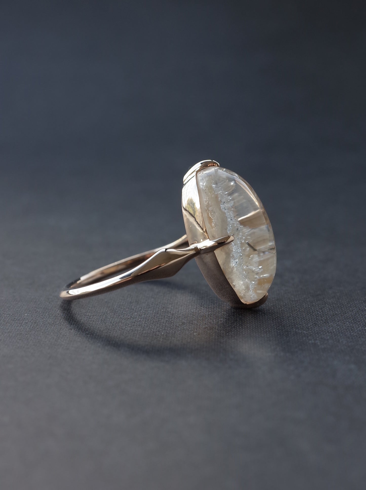 White Garden Quartz Ring - 6