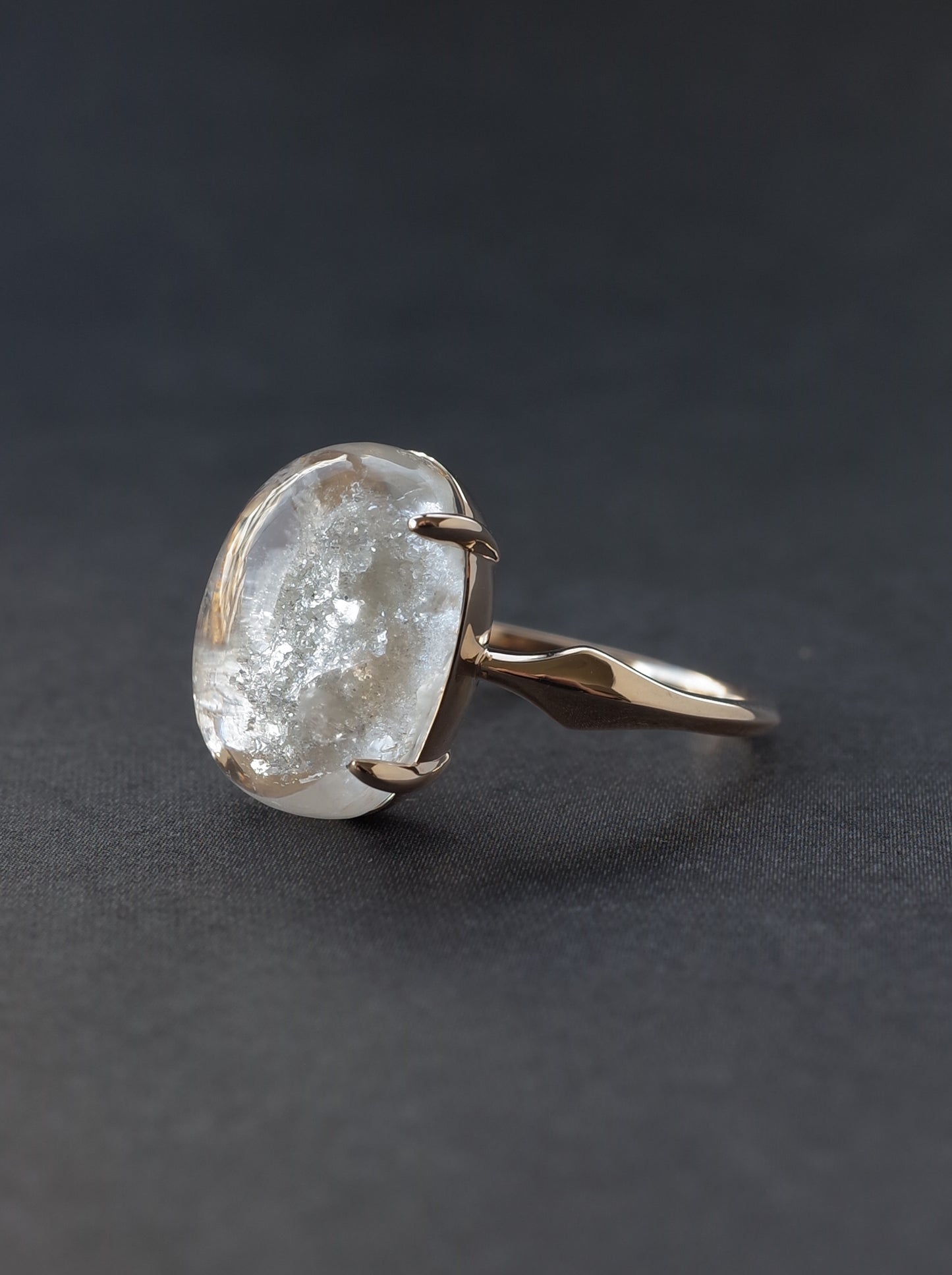 White Garden Quartz Ring - 7