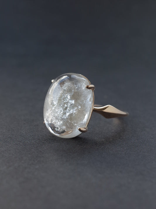 White Garden Quartz Ring - 7