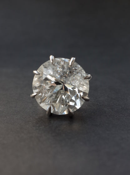 Crash Quartz Ring   / cut by CANNA - 2