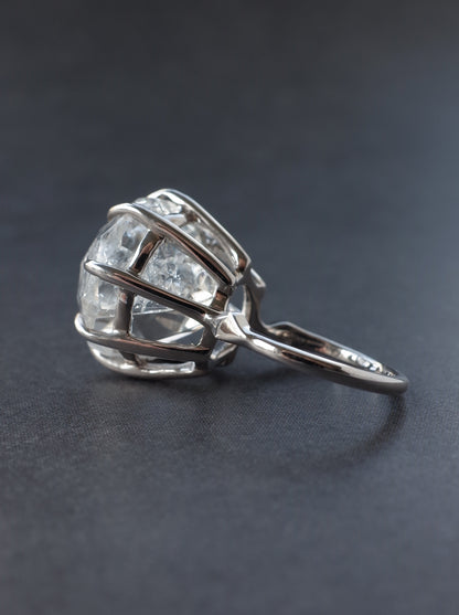 Crash Quartz Ring   / cut by CANNA - 2