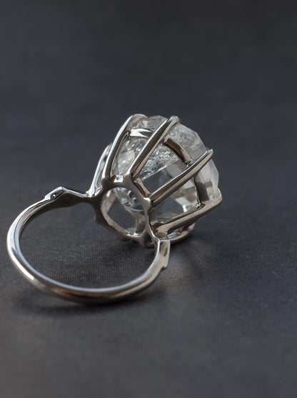 Crash Quartz Ring   / cut by CANNA - 2