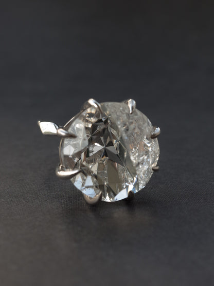 Crash Quartz Ring   / cut by CANNA - 2