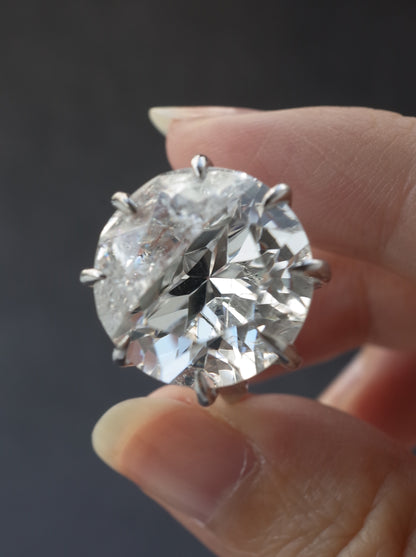 Crash Quartz Ring   / cut by CANNA - 2