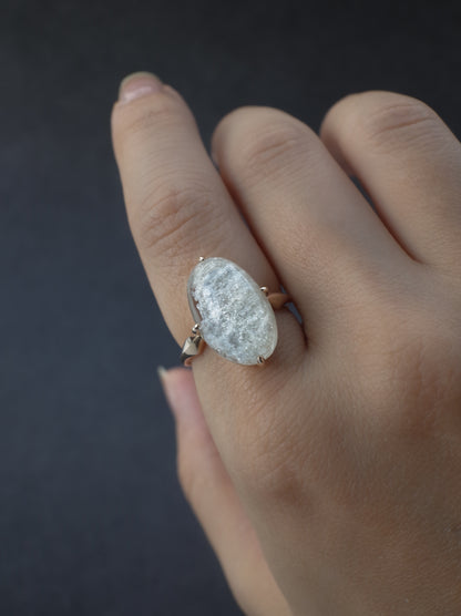 White Garden Quartz Ring - 6