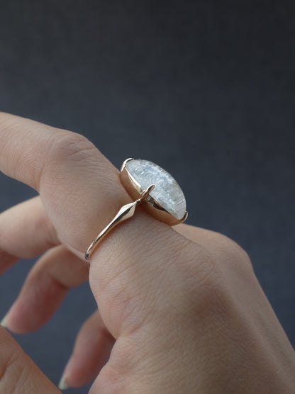 White Garden Quartz Ring - 6