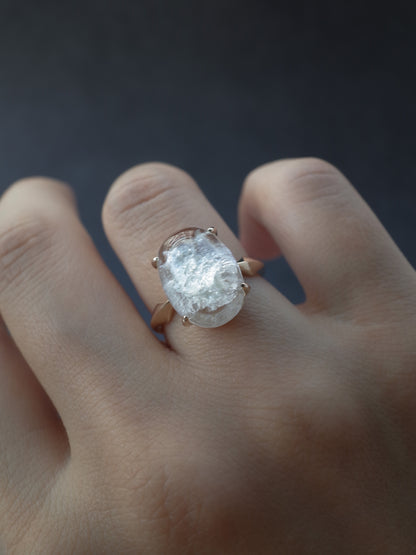White Garden Quartz Ring - 7
