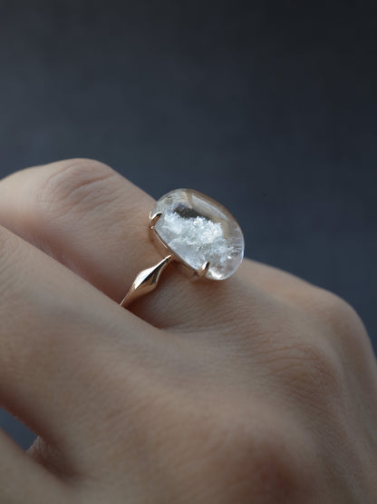 White Garden Quartz Ring - 7