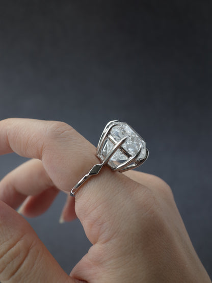 Crash Quartz Ring   / cut by CANNA - 2