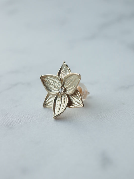 DAFFODIL stud earrings  Single - L