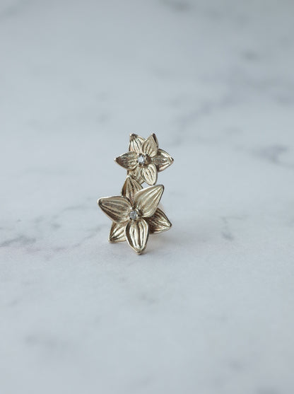 DAFFODIL stud earrings  Single - M