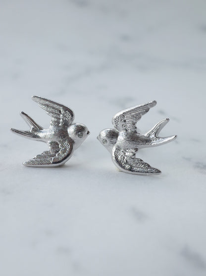 SWALLOW stud earrings