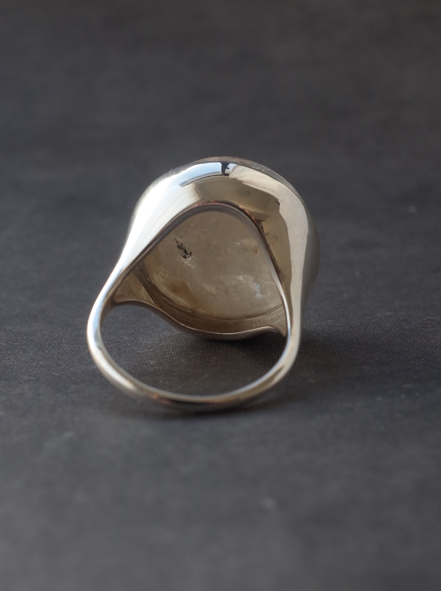 White Garden Quartz Ring  - 14