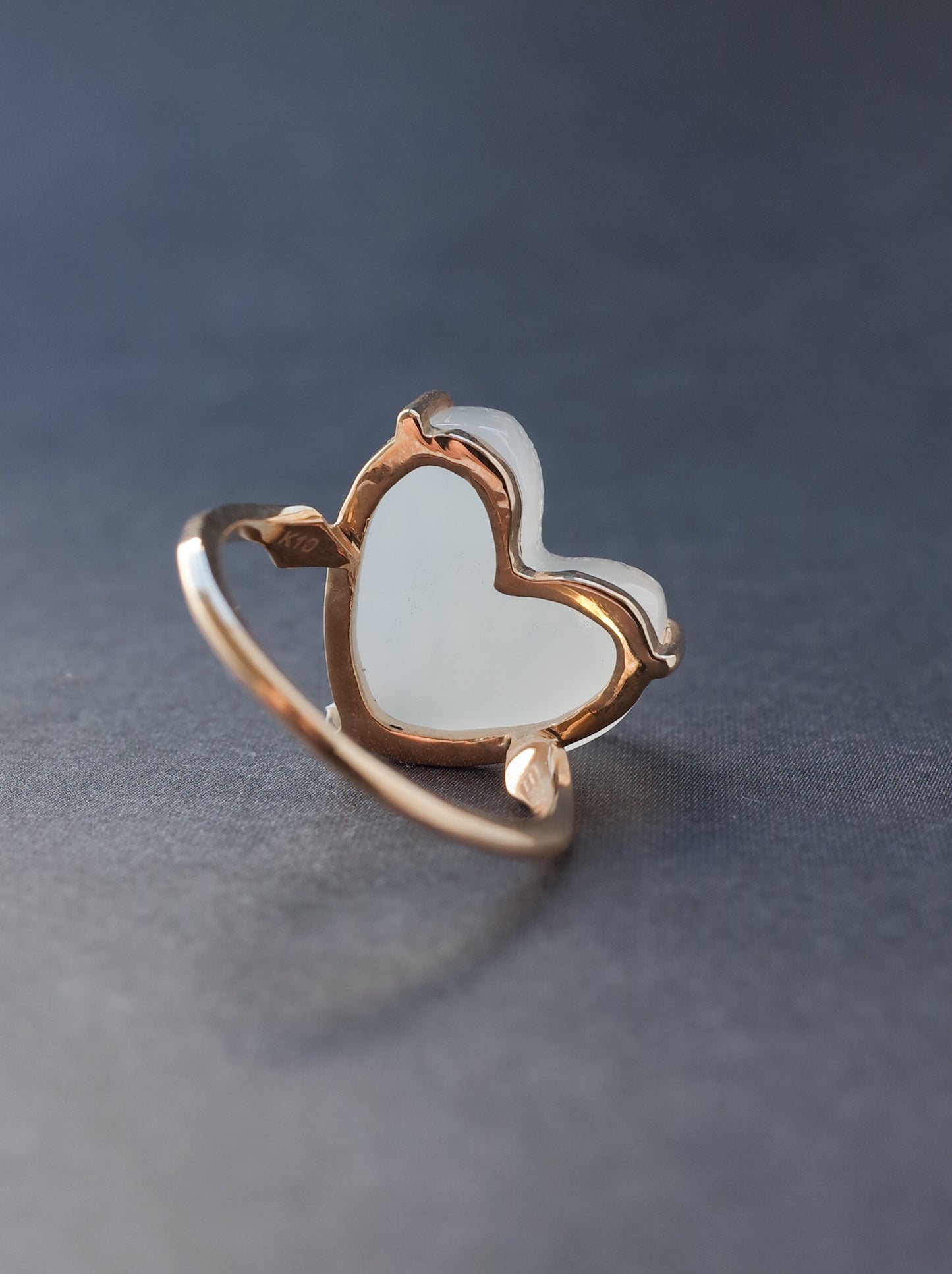 Druzy agate Quartz Ring  White - 1