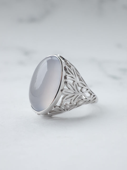 AGAPANTHUS Blue Calcedony Ring