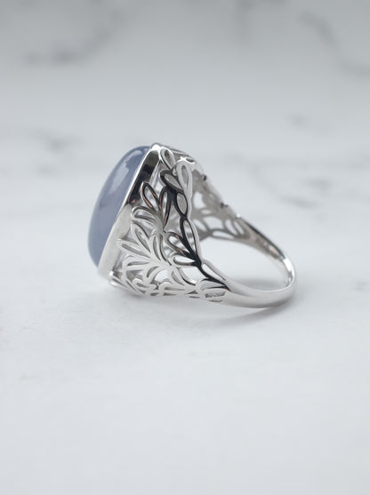 AGAPANTHUS Blue Calcedony Ring