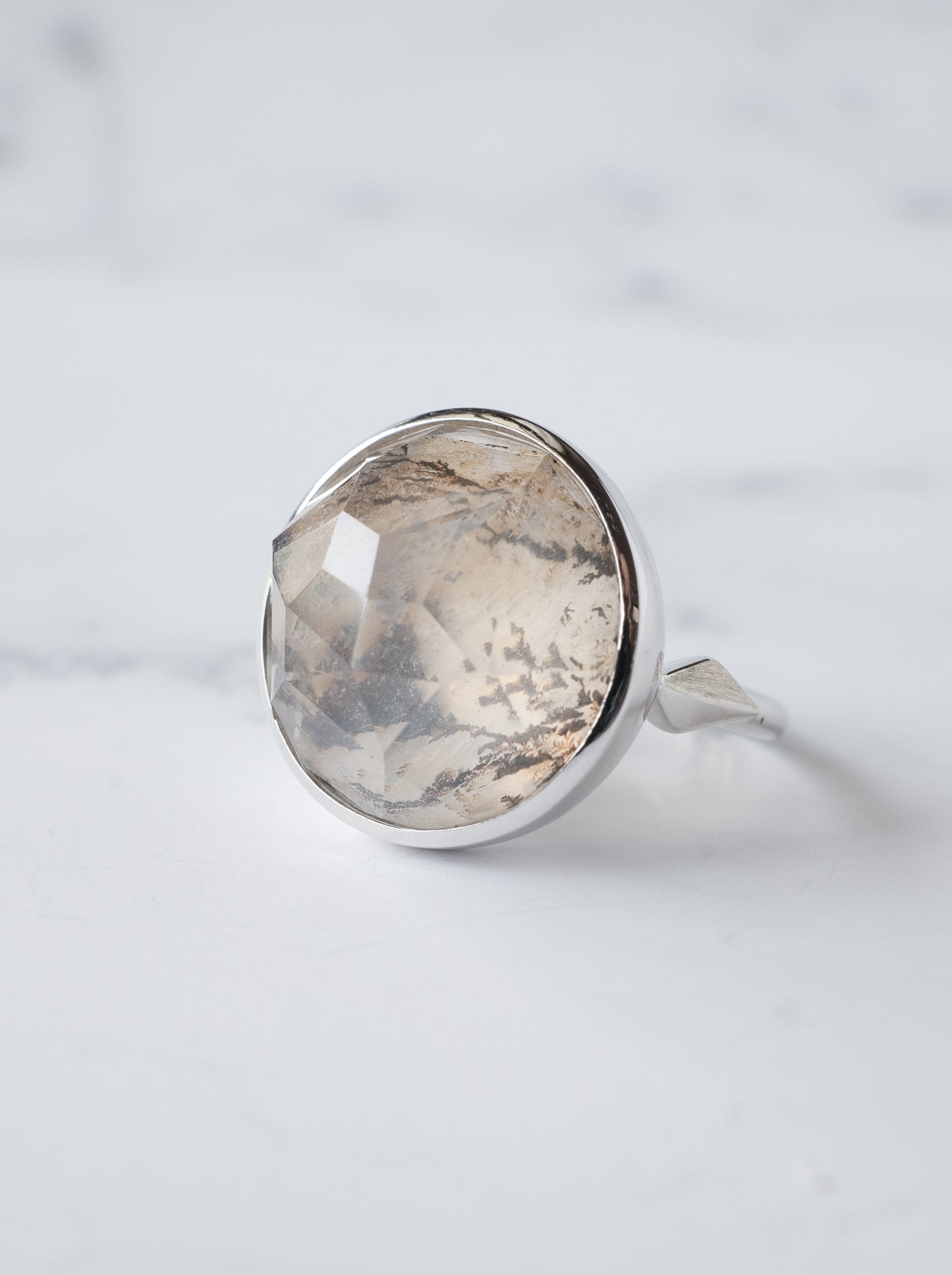 Dendritic Quartz Ring / cut by CANNA -d1