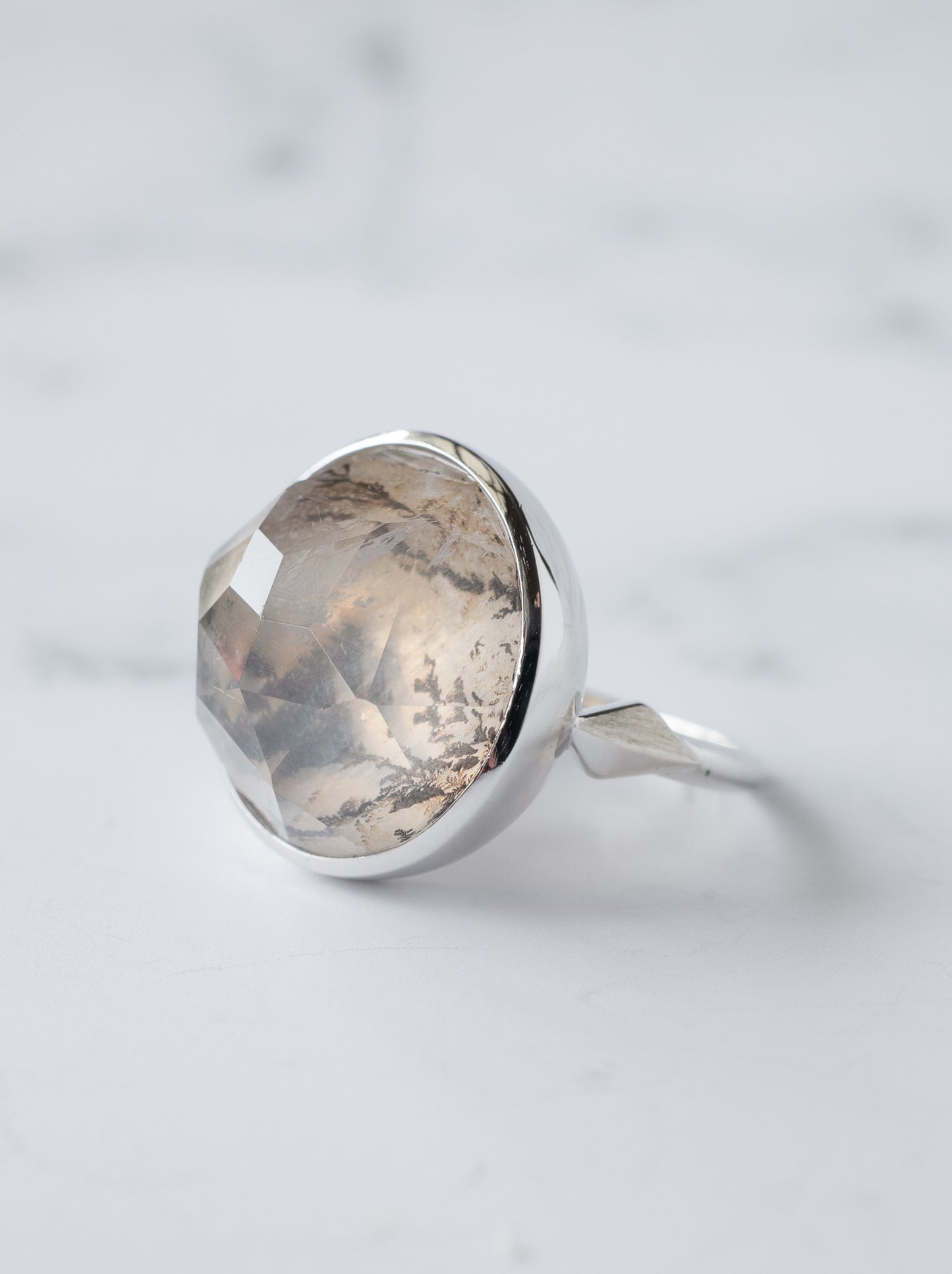 Dendritic Quartz Ring / cut by CANNA -d1