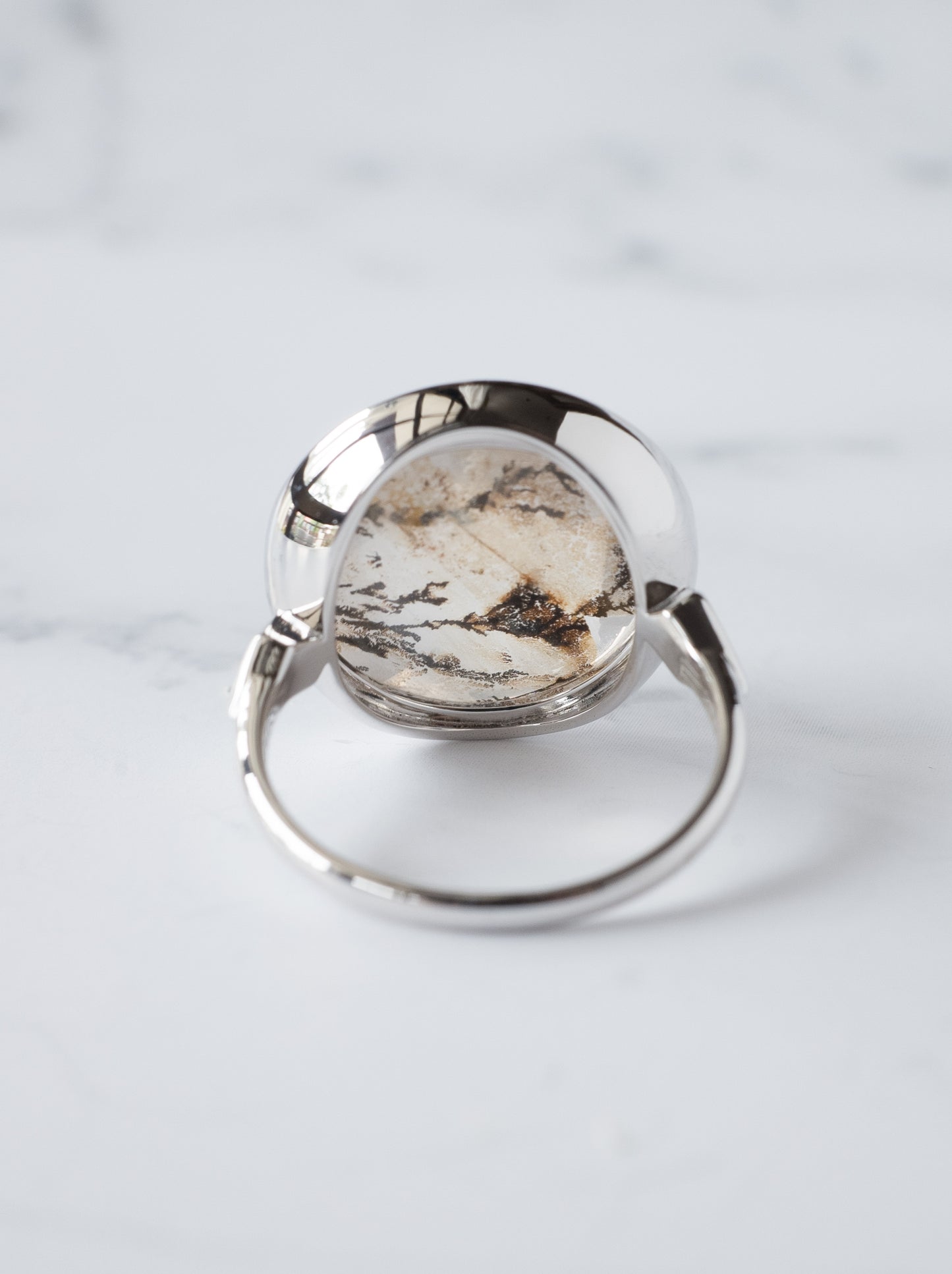 Dendritic Quartz Ring / cut by CANNA -d1