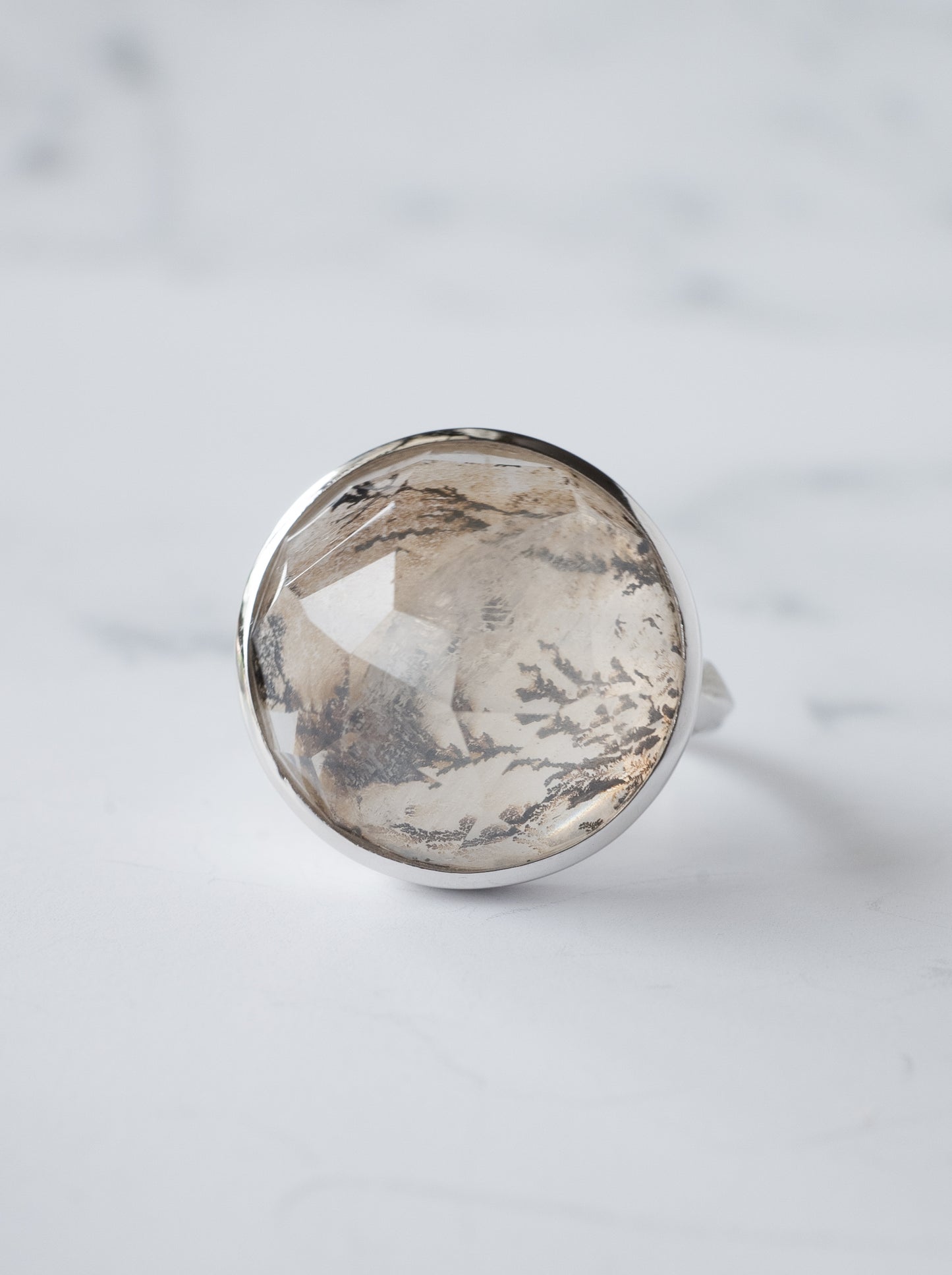 Dendritic Quartz Ring / cut by CANNA -d1