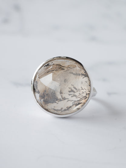 Dendritic Quartz Ring / cut by CANNA -d1