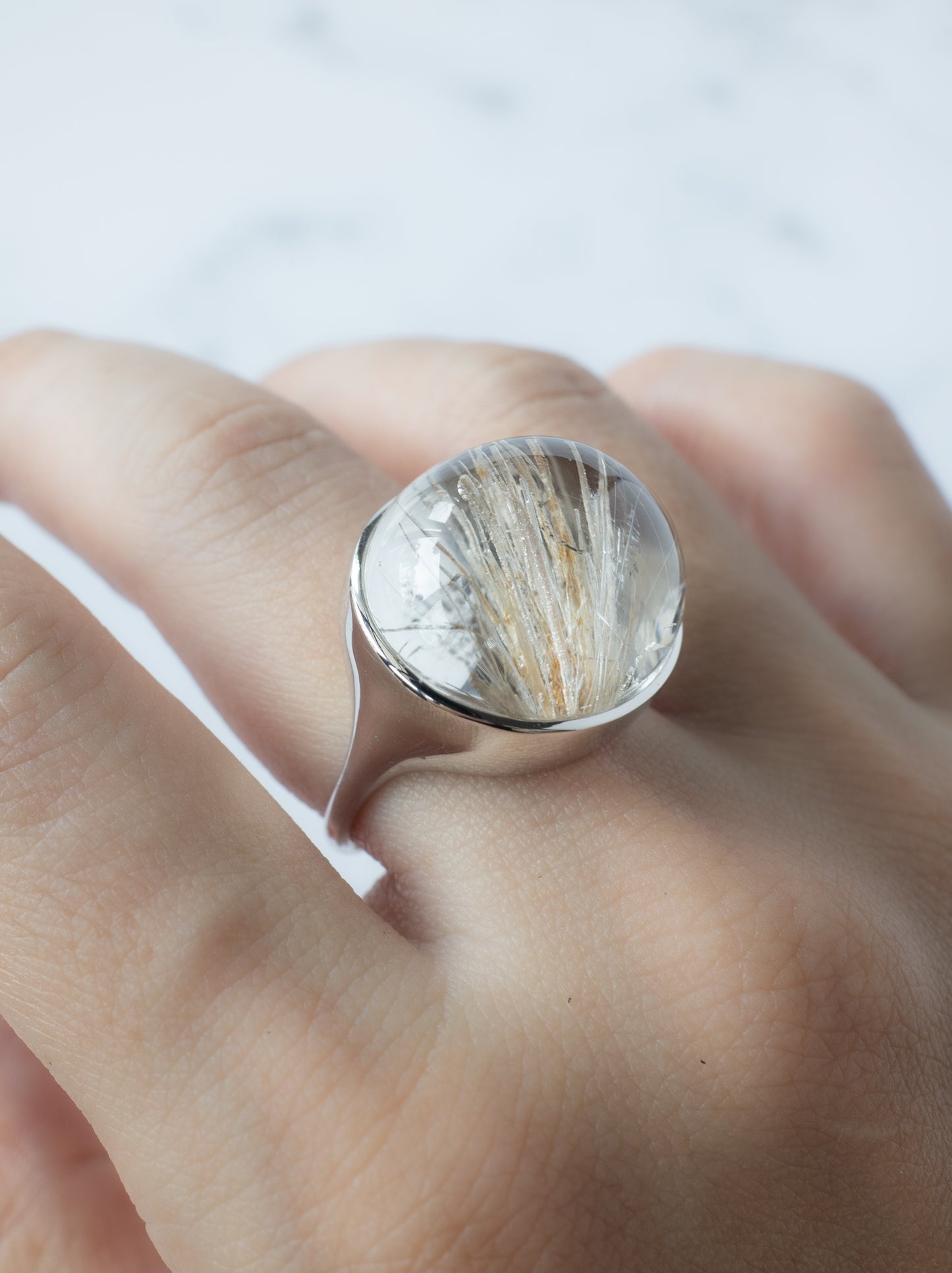 Sericite in Quartz Ring