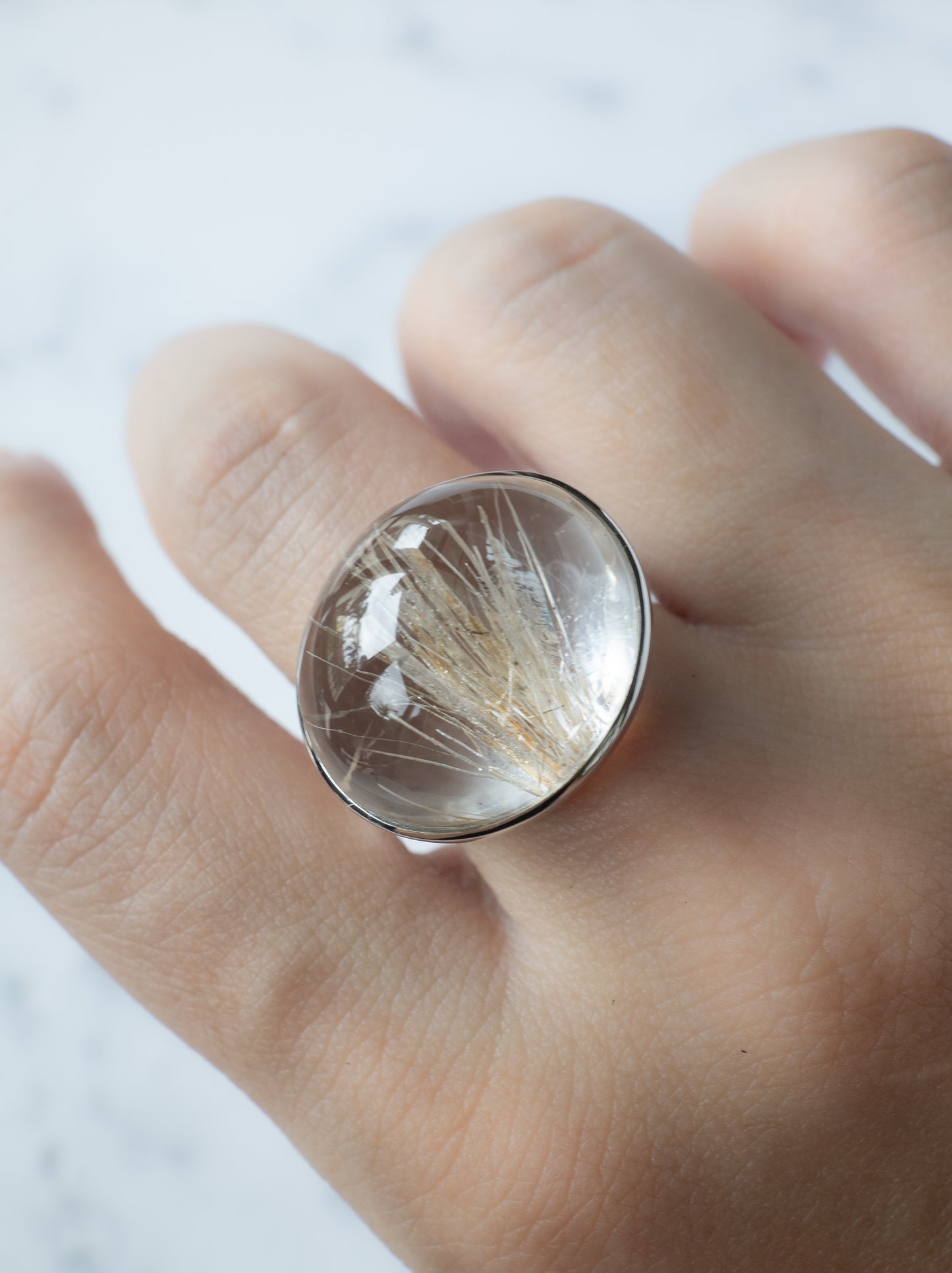 Sericite in Quartz Ring