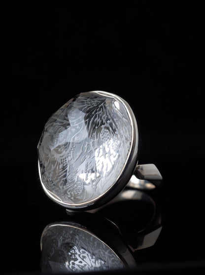 Rock Crystal Ring - 1  / cut by CANNA