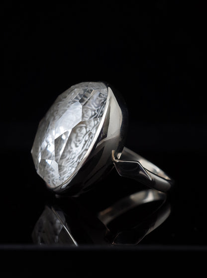 Rock Crystal Ring - 1  / cut by CANNA