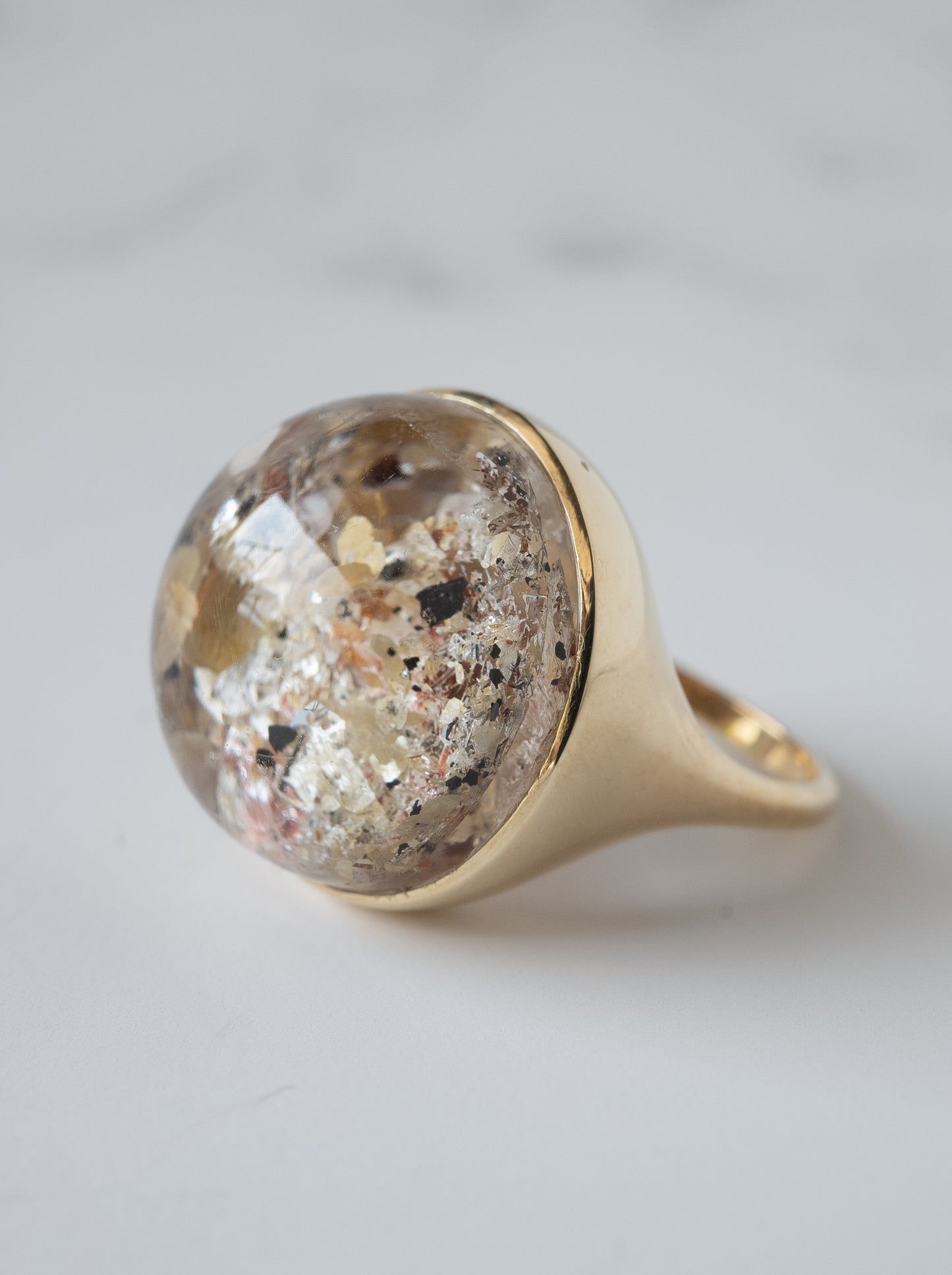 Garden Rutilated Quartz Ring - 2